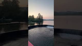 Sunset at Red Bridge Dam Ludow Vermont [upl. by Rubi]