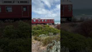 Steamranger Heritage Railway Cockle Train at Watsons Gap S Aust with the RedHen RailCars 131124 [upl. by Ned]