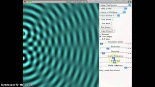 Ripple tank simulation [upl. by Dasya]