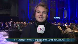 Des milliers de jeunes quotinvisiblesquot réunis à la Basilique de Koekelberg [upl. by Warchaw]