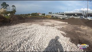 New Pedestrian Bridge Construction Work At Tampa Rd To Connect Pinellas Trail Together [upl. by Rovert997]