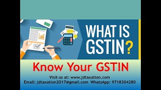 What is GSTIN Know your GSTIN [upl. by Ylnevaeh]