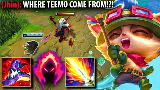 TEEMO BUT I’M A INVISIBLE ASSASSIN THAT ONESHOTS YOU THEY NEVER EXPECT IT [upl. by Vergil]