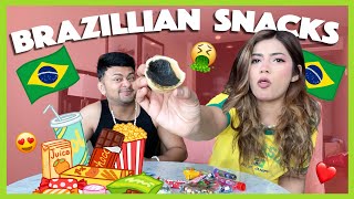 We Tried Brazilian snacks 🇧🇷🌎❤️  Nagma Mirajkar vlogs [upl. by Boykins]