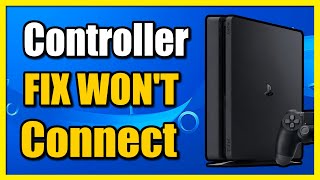 How to Fix PS4 Controller Not Connecting or Pairing Easy Tutorial [upl. by Kauslick]