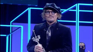 Ceremonia de entrega de Premio Donostia  Johnny Depp VO  2021 [upl. by Sancho925]