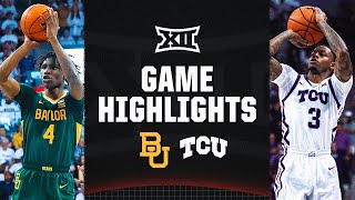 No 15 Baylor at TCU  Big 12 Mens Basketball Highlights  February 26 2024 [upl. by Hart]