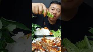 MUKBANG KULIT PETAI MENTAH SAMBAL IKAN BAKAR [upl. by Malamut]