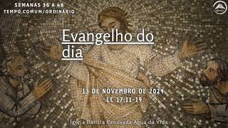 Evangelho do dia  131124  Lc 171119 [upl. by Ayaj]