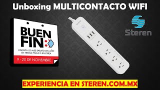 Unboxing Multicontacto WiFi de 4 salidas y triple USB  Experiencia El Buen Fin Sterencommx [upl. by Wyn]