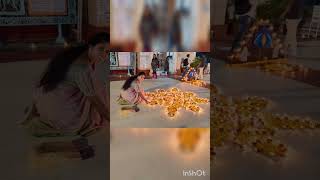 Diwali celebration in rk math temple 🛕 ✨️ 🙌 😍 viralvideo ytshorts subscribe 🙏🙏🙏🙏 [upl. by Esom795]