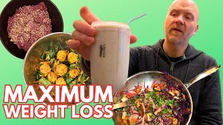 What I Actually  Ate to Lose 160 Pounds of Weight  Whole Food PlantBased [upl. by Redep535]