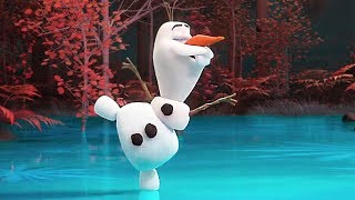 AT HOME WITH OLAF quotDancing On Icequot Trailer NEW Frozen 2020 [upl. by Woolley]