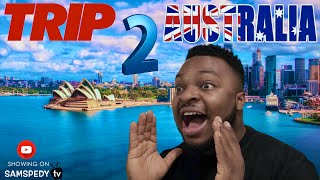 A TRIP TO AUSTRALIA  SAMSPEDY VLOG [upl. by Galang796]