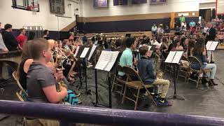 Middle school band performs Handclap [upl. by Ottilie]