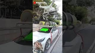 Drone ki kar ki battery charge automobile gta amazingfacts gadgets funny vehiclemount autofac [upl. by Lemuelah]