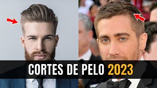 Cortes de PELO para HOMBRE en 2023  ¡Tienes que probar el TERCER LOOK [upl. by Henigman380]