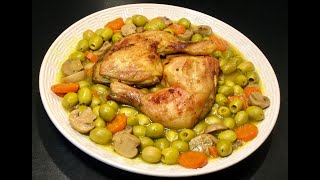 TAJINE ZITOUNE AUX CHAMPIGNONS ET AUX CAROTTES RECETTE SPÉCIALE RAMADAN [upl. by Attehcnoc]