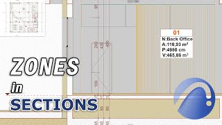 Zones in Sections Archicad Tutorial [upl. by Ackerman290]