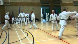 Seiki Juku Karate Black Belt Grading  Male Adults  Hampton April 2011  Part 2 [upl. by Dranoel]