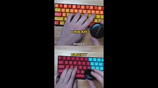 Clicky Vs Linear Switches keyboard asmr gaming pc clicky satisfying warzoneclips [upl. by Jerrold]