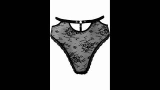 Women G String Lace V string Thongs [upl. by Hamner]