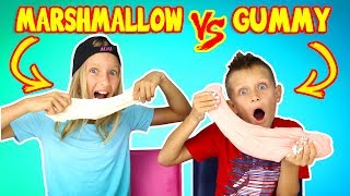 GUMMY vs MARSHMALLOW SLIME CHALLENGE [upl. by Ardnazil]