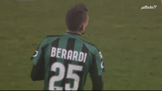 Domenico Berardi  All Four 4 Goals vs Milan  SassuoloMilan 43  12012014 [upl. by Eul312]