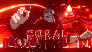 Sukuna vs Mahoraga  MONTAGEM CORAL EditAMV Preset XMLClips Alight Motion📱4K [upl. by Myrta]