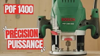 Découverte de la défonceuse Bosch POF 1400 ACE 2024 [upl. by Ayra751]