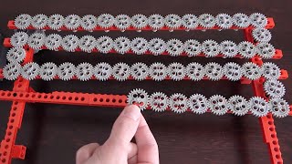 Making the Longest 11 Lego Gear Train [upl. by Scotti947]