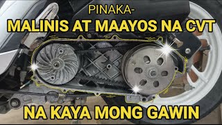 Paano mag DIY LINIS at AYOS ng CVT ng Scooter  Honda Click  Moto Arch [upl. by Nabe]