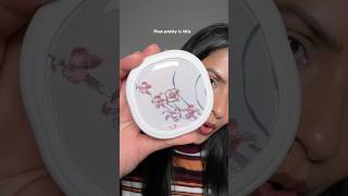 Pretty Flower Powder by Florasis😮 makeup powder blush prettymakeup makeuphacks [upl. by Asilec]