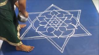 Friday kolam 9 2 17 [upl. by Levin]