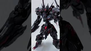 Gundam Barbatos Lupus Rex in Black Custom Paint build [upl. by Eimma950]