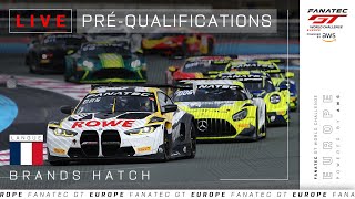 LIVE  PreQualifications  Brands Hatch  Fanatec GT Europe 2024 Français [upl. by Aekal471]