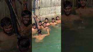 Swimming frend masti kheti barkhedi boy theboys [upl. by Ahsiakal]