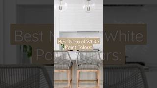 Best NEUTRAL White Paint CHANTILLY LACE by Benjamin Moore ✨ shorts whitepaint interiordesign [upl. by Perron]