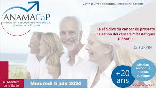 2024  8 Récidive des cancers métastatiques de prostate PSMA [upl. by Aihsit]