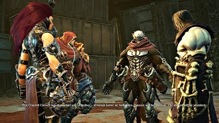 Darksiders 3  All 4 Horsemen Meeting Cutscene Darksiders 2018 PS4 Pro [upl. by Bronk]