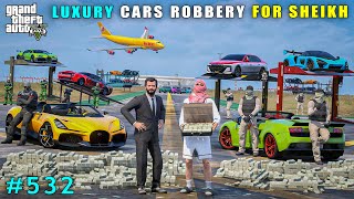 Michael Committed Powerful Cars Robbery For Dubai Sheikh  Gta V Gameplay [upl. by Danette]