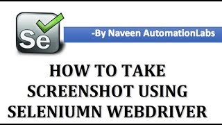 How to take Screenshot in Selenium  Interview Question [upl. by Ayiotal278]