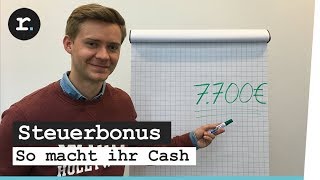 Steuererklärung als Student  So macht ihr Cash  reporter [upl. by Dart]