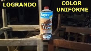 Como ENTINTAR un mueble con mancha al aceite SAYER [upl. by Maison]