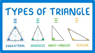 GCSE Maths  Types of Triangle 100 [upl. by Noemad]