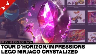 LIVE  Tour dhorizonImpressions  LEGO Ninjago Crystalized Teaser  Modèles FR [upl. by Nnyrb]