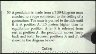 NYS Regents Physics June 2012 pg 9 [upl. by Eatnuahc]