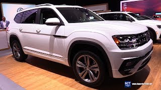 2019 Volkswagen Atlas V6 SEL  Exterior and Interior Walkaround  2019 New York Auto Show [upl. by Ailido]