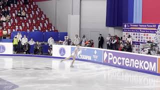 Alexandra Trusova  Russian Nationals 2021 SP Fancam [upl. by Ardnuhsed1]