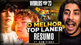 RESUMO WORLDS 23 THESHY vs BIN  BLG x WBG  SEMIFINAL  DIA 1 [upl. by Ulick]